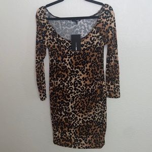 Animal print dress